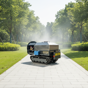 Baling-baling listrik Orchard Nursery truk semprot Remote Control mesin Crawler Driverless pompa penyemprot pertanian baru - Product Image 1