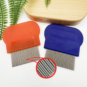 Terminator Fabrication Professionnelle Lavable Léger Peigne À Poux Nit Peigne Aux Puces pour Cheveux Épais Tête Traitement Des Poux Peigne - Product Image 1