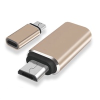 On the go Adaptador USB Macho Micro A Hembra USB C Tipo C 3,1 Conectores de conector OTG para cable de datos