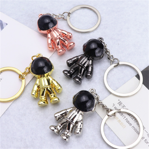 Aksesori Hadiah Musim Awal Mode Gantungan Kunci Astronot Logo Kustom Spaceman <span class=keywords><strong>Pilot</strong></span> untuk Grosir - Product Image 3