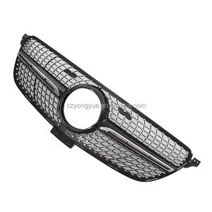 Parrillas delanteras para coche, parrilla delantera Black Sky Star para Mercedes Benz <span class=keywords><strong>GLE</strong></span> W292 <span class=keywords><strong>300d</strong></span> 63S, versión inferior 2016 2017 2018 2019 - Product Image 1