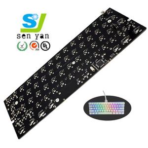 Bàn phím PCB cơ khí Bàn phím không dây trao đổi nóng bảng mạch in với các tập tin Gerber và bom - Product Image 6