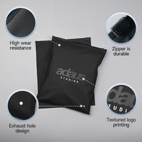 Sacs et Sachets d'Emballage Personnalisés en Plastique Givré Mat Noir avec Fermeture Ziplock pour Vêtements