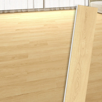 Perfekte Holzfarbe SPC-Bodenbelag Vinyl-Planken Verbund-SPC-Bodenfliesen Ineinandergreifende Klick-Fliesen Wasserdicht für Büro Küche Innenbereich