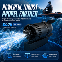 Propulseur électrique étanche IP68 36V 48V pour SUP, bateau gonflable, kayak, planche à pagaie, booster pour sports nautiques