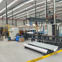 Machine de formage à froid de gouttières de toit pour l'habitat, le commerce, les conteneurs, les usines et les ateliers, avec système de superposition automatique