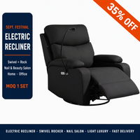 Fauteuil inclinable électrique pivotant AntNovelty, luxe léger, pour salon de manucure, salon, bureau à domicile, MOQ 1 ensemble, Offre de septembre