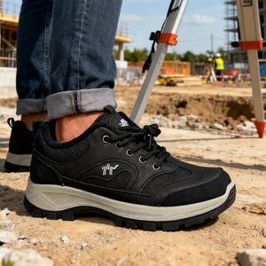 <span class=keywords><strong>Chaussures</strong></span> d'été ultra-légères pour hommes, confortables, respirantes, doublure en maille, décontractées, à lacets réglables, pour chantier, <span class=keywords><strong>chaussures</strong></span> de sport - Product Image 1