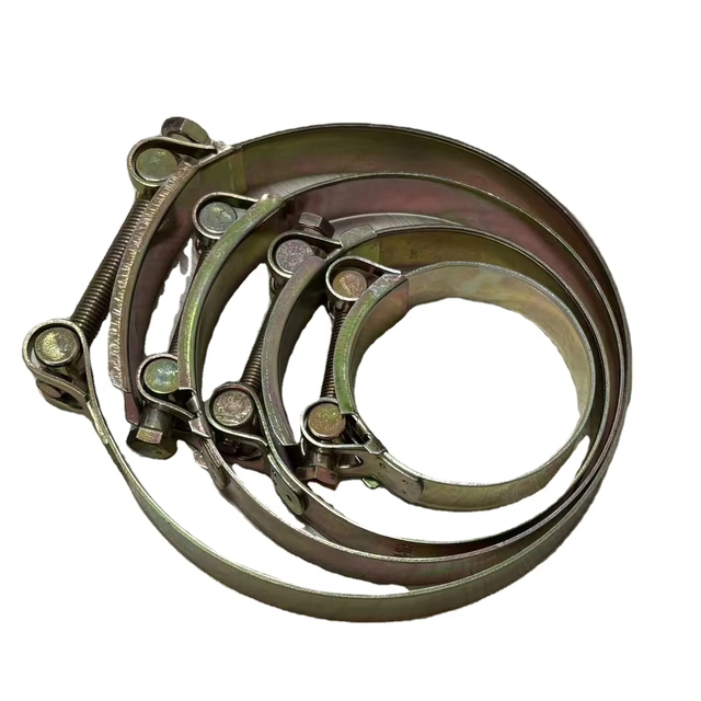 ZIAO High Quality Carbon Steel Euro T Bolt Hose Clamp304 Stainless Steel Worm Drive Pipe Clamp