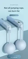 Corde à sauter intelligente de haute qualité, durable, avec compteur numérique, lestée par une grosse boule, en ABS, PVC, EVA, longueur 3M, personnalisable, pour fitness et usage domestique
