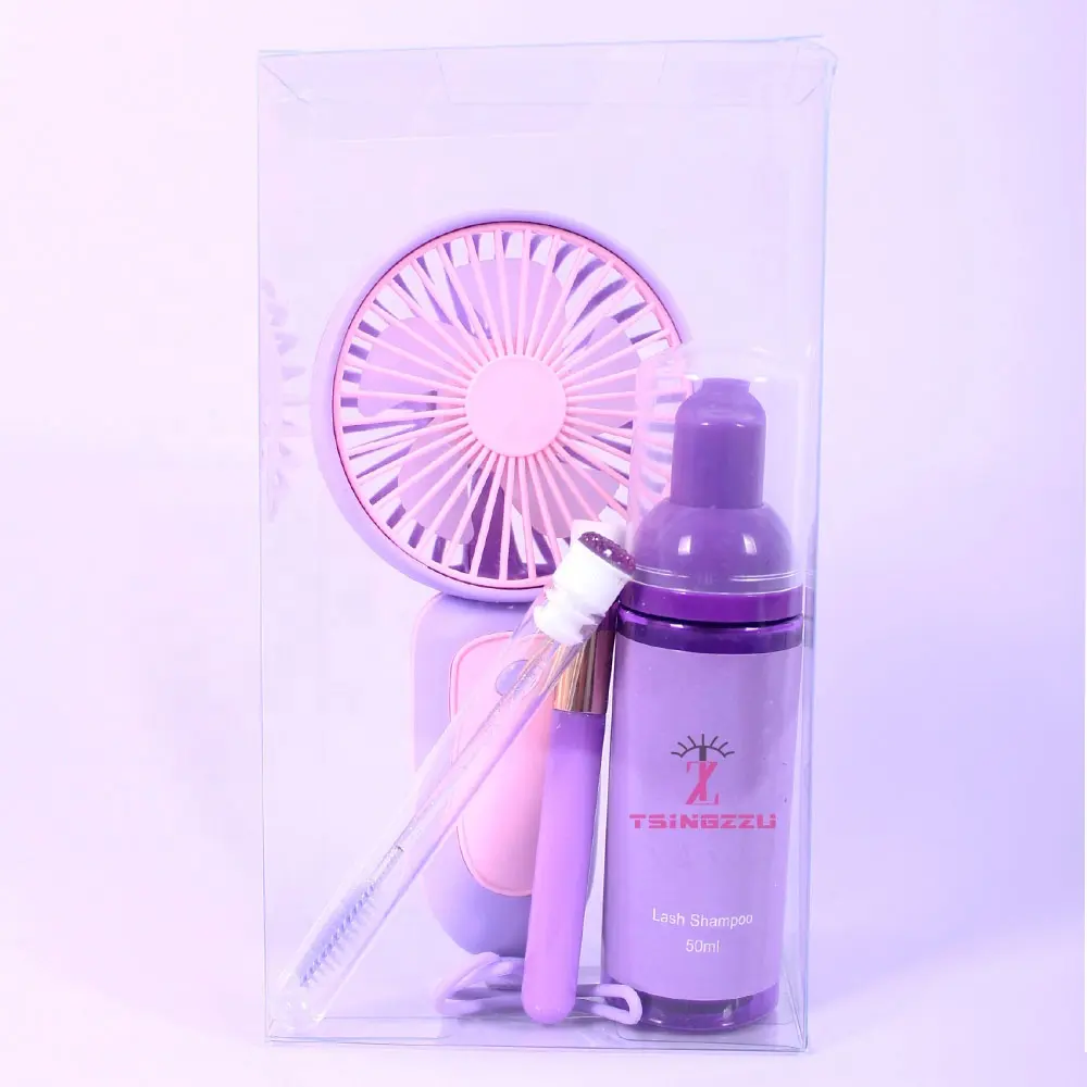 Wholesale 60ml Lash Shampoo Kit Pink Lash Shampoo Bottle Set With Own Logo Eyelash Shampoo customized product