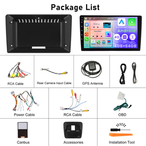 Podofo 9 ''<span class=keywords><strong>android</strong></span> đài phát thanh xe Khung 4 + 64 gam không dây Carplay <span class=keywords><strong>Android</strong></span> tự động cho Volvo S40/C30/C70 2006-2012 autoradio GPS Wifi OEM - Product Image 6