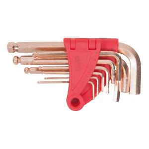 KS TOOLS-963,1517 BRONZE Plus Juego de Llaves hexagonales, con extremo esférico (8 piezas) - Product Image 1