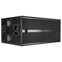 Veeter VT218S Double Subwoofer 21 Pouces en Ferrite, Boîtier en Contreplaqué, 7200W Actif, Étanche pour Audio de Scène Mariage/Club