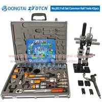 Juego Completo de Herramientas Common Rail DONGTAI No.001 de 42 Piezas con Soporte para Inyectores, Económico