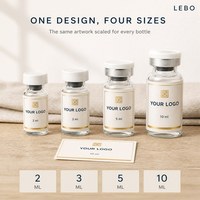 Étiquettes personnalisées imprimées pour flacons de peptides de 3 ml à 30 ml, écologiques, adhésives, imperméables, résistantes à l'huile et réutilisables pour usage cosmétique