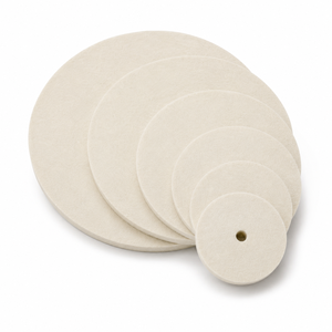 Disques de polissage en feutre de <span class=keywords><strong>laine</strong></span> haute performance de 8 pouces - pour meuleuse d'angle, polissage du métal et du bois - Product Image 4