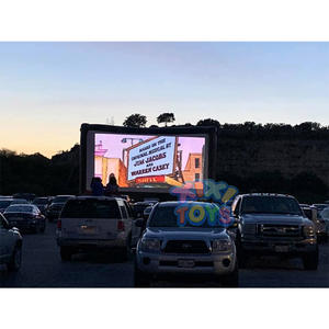 Écran de cinéma gonflable géant pour extérieur, pour <span class=keywords><strong>parking</strong></span>, projecteur arrière, divertissement, XIXI TOYS - Product Image 3