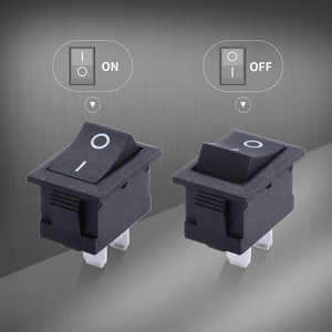 KCD1-101Mini Rocker chuyển đổi thuyền SPST trên Off Đen Nhà ở 2 Pin Rocker chuyển đổi với hàn thiết bị đầu cuối cho Xe thuyền Marine tự động - Product Image 3