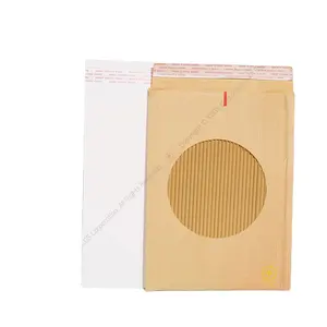 Corrugated Kraft Paper Padded Biodegradable Material Kraft Mailer For Packing Goods Corrugated Envelope Bag