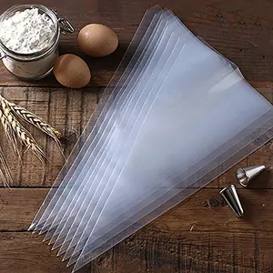 ชุดถุงบีบครีมแบบใช้แล้วทิ้ง ผลิตจากพลาสติกย่อยสลายได้ตามสั่ง พร้อมหัวบีบแบบต่างๆ สำหรับทำขนมเค้กและขนมอบ - Product Image 1