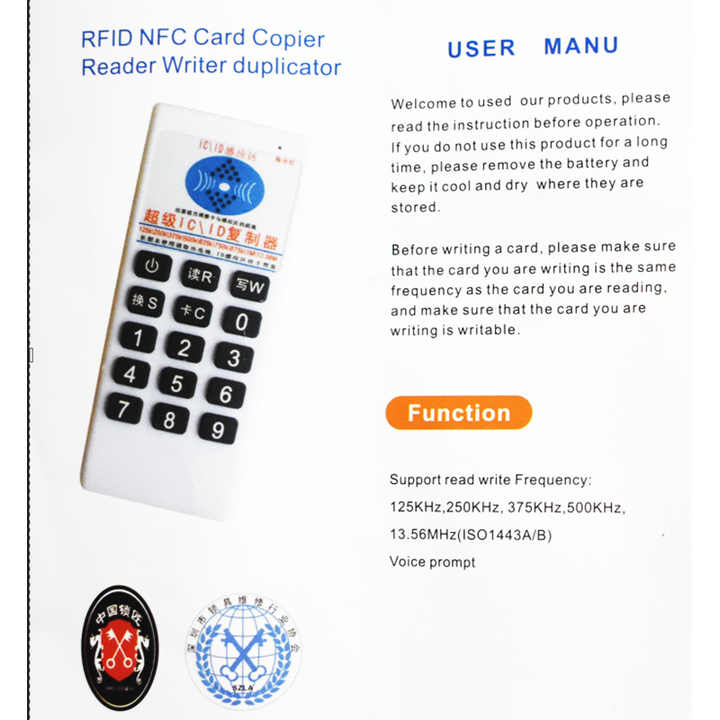 NFC RFID IC ID Reader Writer 13.56MHz & 125kHz Copier ODM | Wholesale