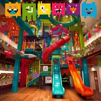 Yideli 2026 Nouveau Parc d'Aventures Intérieur pour Enfants, Équipement de Jeu Doux Personnalisé Thème Macaron, Piscine à Balles, Toboggan, Trampoline