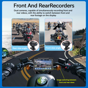 Lecteur multimédia GPS de navigation Android Auto sans fil LELV Mt7001, écran tactile étanche IPX7 pour motos, écran CarPlay - Product Image 6