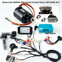 Moteur à entraînement central Motor138 QSJ138J-90 refroidi par liquide 138 V3 4000W 90H avec boîte de vitesses FarDriver ND72680 Écran couleur TFT 428T Gear