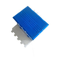 Boîtes de rangement pliables en matériau PP vierge à 100 %, bacs pliables, caisses en plastique de qualité alimentaire, structure perforée, empilables