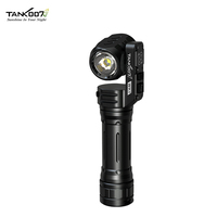 Tank007 WK1 180 °   Lampe torche rechargeable magnétique EDC à double tête rotative, 1400LM, haute puissance