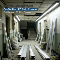 Profilé LED en aluminium alliage de précision, service de découpe sur mesure pour projets d'éclairage linéaire personnalisés