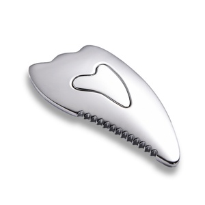 Herramienta de Masaje Corporal Guasha, Mini Tabla de Gua Sha de Acero Inoxidable, Venta Caliente - Product Image 3
