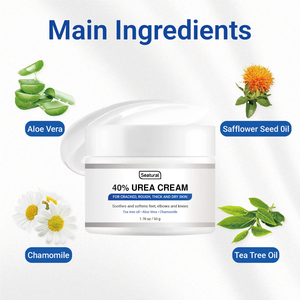 <span class=keywords><strong>Crema</strong></span> con 40% de <span class=keywords><strong>Urea</strong></span> y Aceite de Árbol de Té <span class=keywords><strong>para</strong></span> Pies, Talones Agrietados, Rodillas, Codos y Manos - Product Image 2