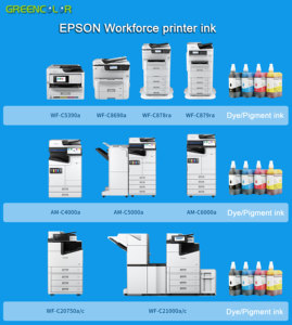 Encre de recharge pour imprimantes <span class=keywords><strong>Epson</strong></span> WorkForce <span class=keywords><strong>WF</strong></span> C4000 C5000 C6000 <span class=keywords><strong>C21000</strong></span> C5390 C5890 – Impression haute vitesse - Product Image 3