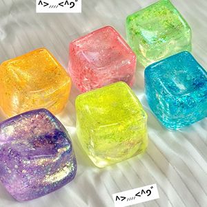 Juguete Antiestrés Southpeak Maltose Ice <span class=keywords><strong>Cube</strong></span>, Estilo Cubo, Transparente, TPR, Recuperación Lenta, Bola Sensorial - Product Image 3
