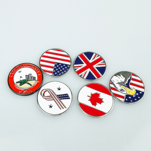 Bán buôn biểu tượng tùy chỉnh thép không gỉ Golf Phụ kiện thiết lập PU bóng đánh dấu từ đánh dấu thể thao sắt phong cách chống UV sử dụng ngoài trời - Product Image 3