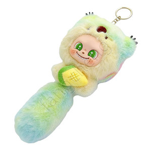 Mignon et adorable petit lapin en peluche porte-clés, jouet boîte mystère et cadeau capsule Gachapon pour machine à capsules, 100-120mm - Product Image 2