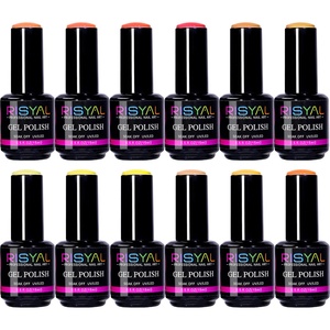 RISYAL ยาทาเล็บเจลสีใหม่ 15 มล. สีเหลือง สำหรับตกแต่งเล็บ ขายส่งจากโรงงาน รุ่น RL2316 บรรจุกล่องสีเดียว - Product Image 5