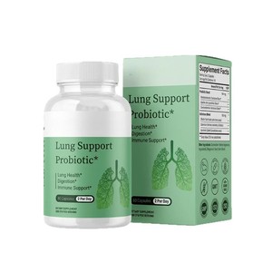 Probiótico de Marca Privada OEM para la Salud Pulmonar, Digestiva e Inmunológica, 60 Cápsulas - Product Image 1
