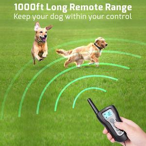 CE Électrique Étanche Extérieur 150M Télécommande Bip Vibration Pet Stop Aboiement <span class=keywords><strong>Chien</strong></span> Anti Aboiement Formation Nylon Choc <span class=keywords><strong>Collier</strong></span> - Product Image 6