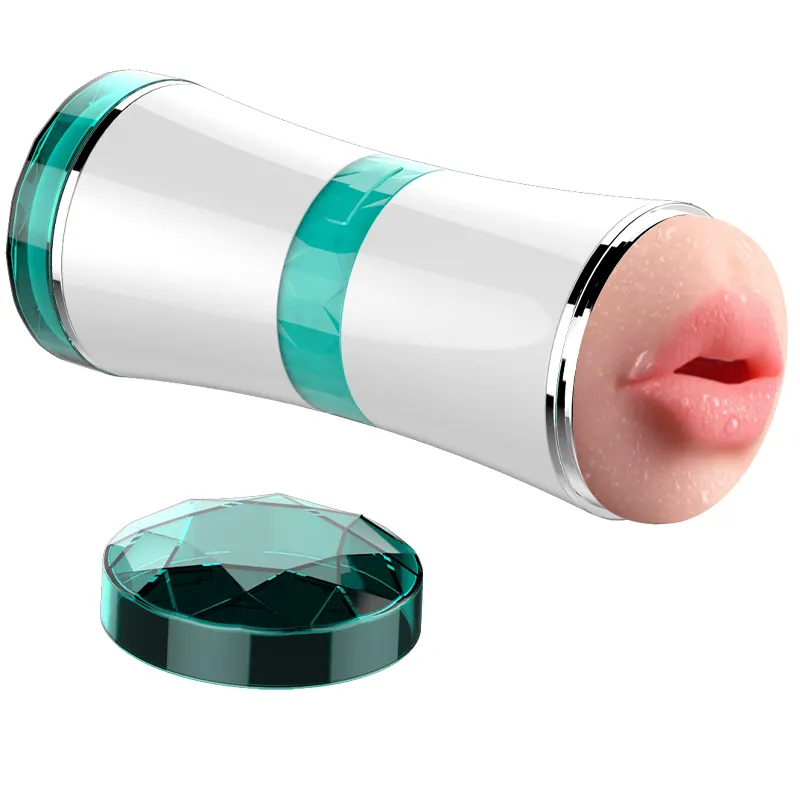Leutoo Coño de silicona Adulto Labios realistas Masturbación de doble cabeza Juguetes sexuales vaginales para hombres