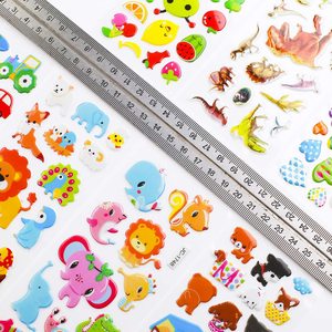 Thiết Kế Mới 3D Phim Hoạt Hình Dán Tùy Chỉnh Trẻ Em DIY Trang Trí Dính Trẻ Em Kawaii Bán Hàng Tự Động Sticker Trẻ Em 3D Phim Hoạt Hình Puffy Sticker - Product Image 3