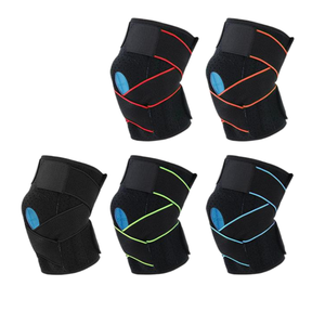 Rodillera de neopreno con malla para deportes al aire libre, senderismo y running, con pedido al por mayor y logotipo personalizado - Product Image 2