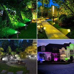 <span class=keywords><strong>Luci</strong></span> Solari da <span class=keywords><strong>Giardino</strong></span> a LED Impermeabili, Faretti per Paesaggio, Villa, Cortile, <span class=keywords><strong>Luci</strong></span> a Picchetto per Illuminare gli Alberi - Product Image 4