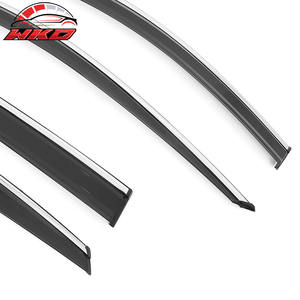 Pare-soleil et déflecteurs de fenêtre pour Honda Accord 18-25 avec garniture chromée, protection latérale de porte de voiture à coller - Product Image 5