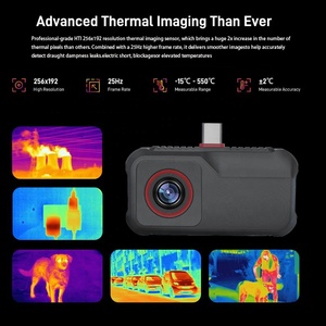 Caméra thermique professionnelle pour téléphone portable Hti 203u, caméra thermique Android, caméra infrarouge, Kamerae Termowizyjna - Product Image 1