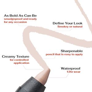 <span class=keywords><strong>Crayon</strong></span> Eyeliner Blanc Your Logo, Khol Nude, Longue Durée, Gel Noir Kajal, Eyeliner Perlé, <span class=keywords><strong>Crayon</strong></span> Eyeliner Activé par l'Eau, Tube, Cosmétiques pour les Yeux - Product Image 3