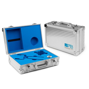 شكل هيكل متعدد الاستخدامات من سبائك الألومنيوم عجلات شفافة للبيع حافظة عرض تجريبي مع فوم للتثبيت - Product Image 6