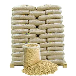 6mm 8mm 10mm 15KG Pine OAK Biologic Wood Pellets Manufactures Eurpo EN A1 A2 Wood Pellets For Make 10 000 000 Tons Per Month